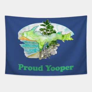 Proud Yooper - Made In Michigan Tapestry