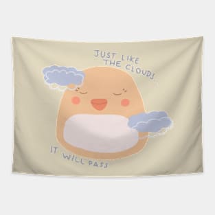 Wise Mochi Duck Tapestry