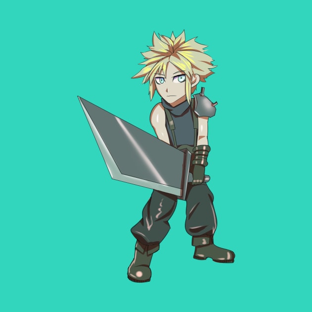 Chibi Cloud by Strictly Serge
