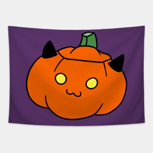 Kitty Jack o' Lantern Tapestry