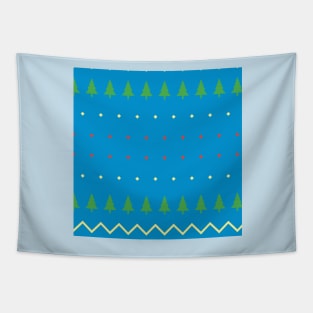 cute christmas tree pattern (christmas tree, christmas pattern, tree pattern and christmas tree) Tapestry