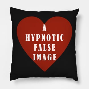 False Image of the Heart is Hypnotic, Hypnosis, Fake - Not a Real Heart, Not Real Love Pillow