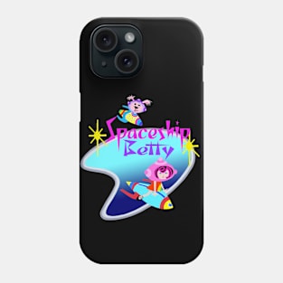 Spaceship Betty with Bubblegum Phone Case