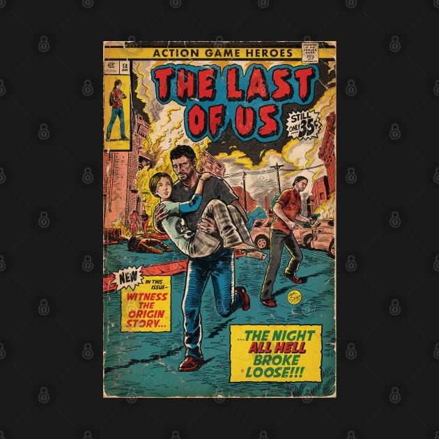 The Last of Us - Intro comic cover fan art by MarkScicluna