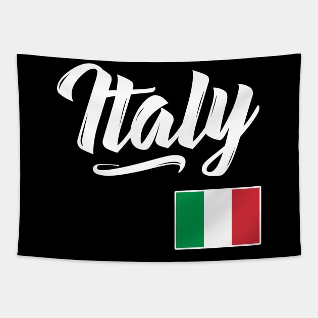 Italy Flag Italia Italian Italiano Tapestry by E