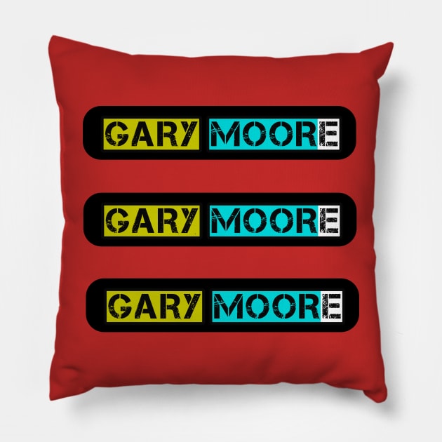 gary Moore Pillow by Fashionkiller1