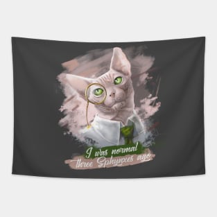 Sphynx cat Tapestry