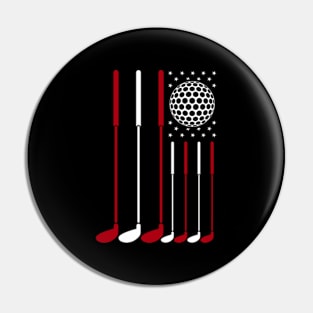 American Flag Golf Pin