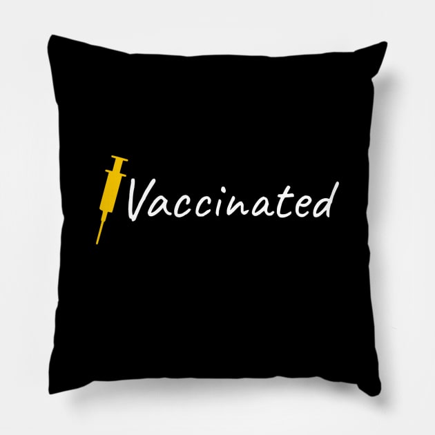 Vaccinated Pillow by Good Big Store