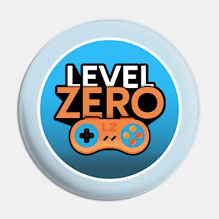 Level Zero Logo Circle Pin