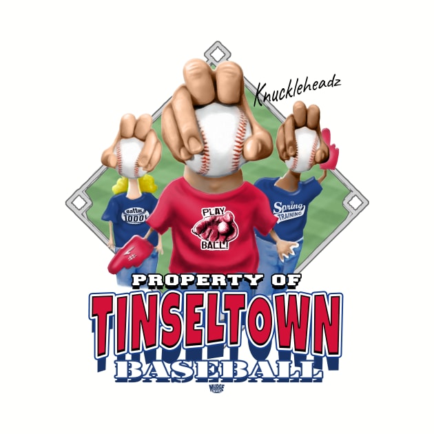 Knucklehead for Tinseltown Baseball by MudgeSportswear