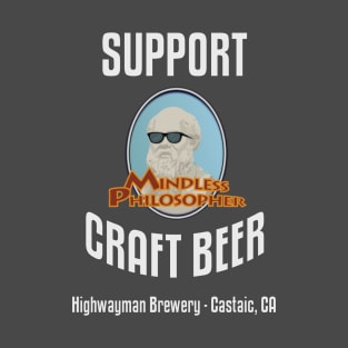 HMB Support Craft Beer: Mindless Philosopher T-Shirt