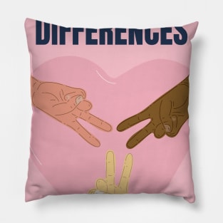 Amazing Peaceful Simple Respect People's Differences Pillow