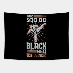 Black belt in training - Tang Soo Do Tapestry