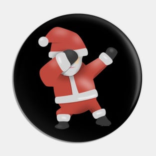 Dabbing Shirt Funny Dabbing Santa Christmas Shirt Pin