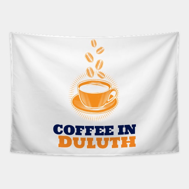 Duluth & Coffee Tapestry by ArtDesignDE