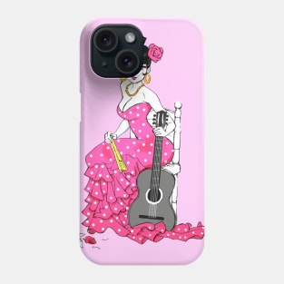 Pink flamenco Phone Case