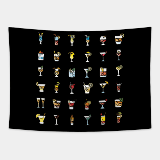 Cocktails Tapestry