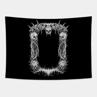 Skull Frame artwork Tapestry