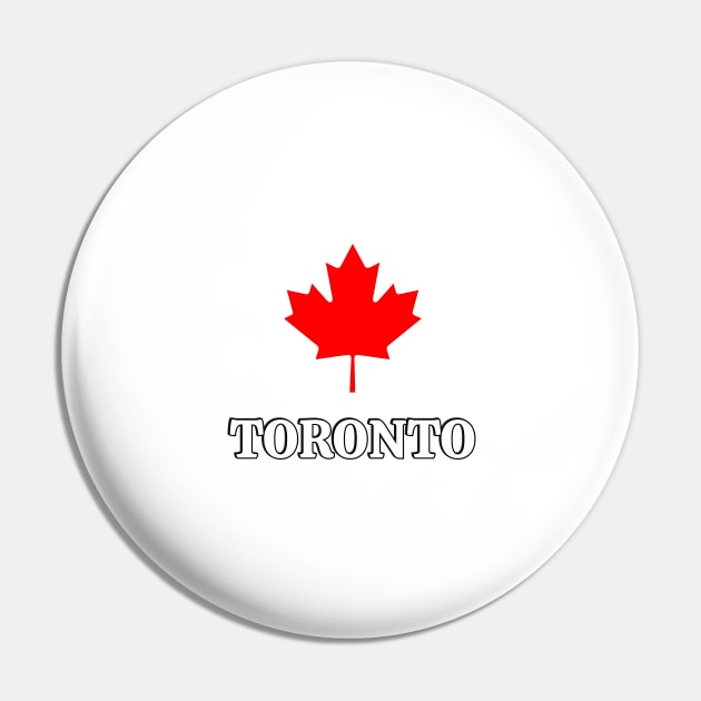 Toronto CANADA maple leaf Pin by brightnomad