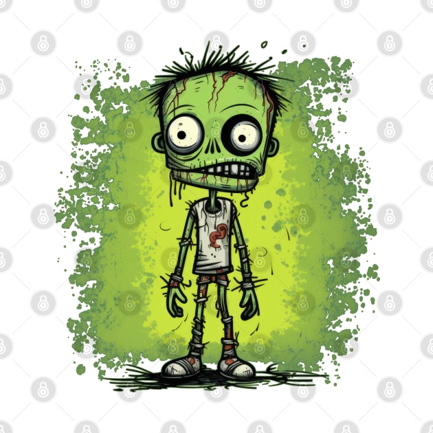 Little Zombie Guy - by Delicious Art