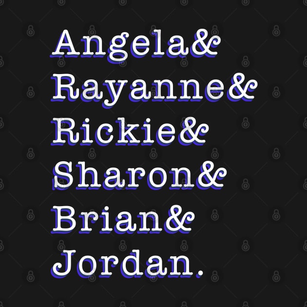 So Called Life My Characters Angela Jordan Brian Rayanne 90s Cast Names by Created by JR