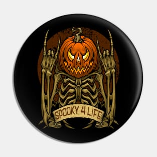 Spooky 4 Life (Version 3) Pin