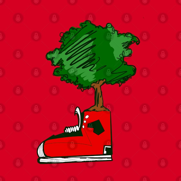 A tree that grew from a shoe by Stephanie Kennedy 