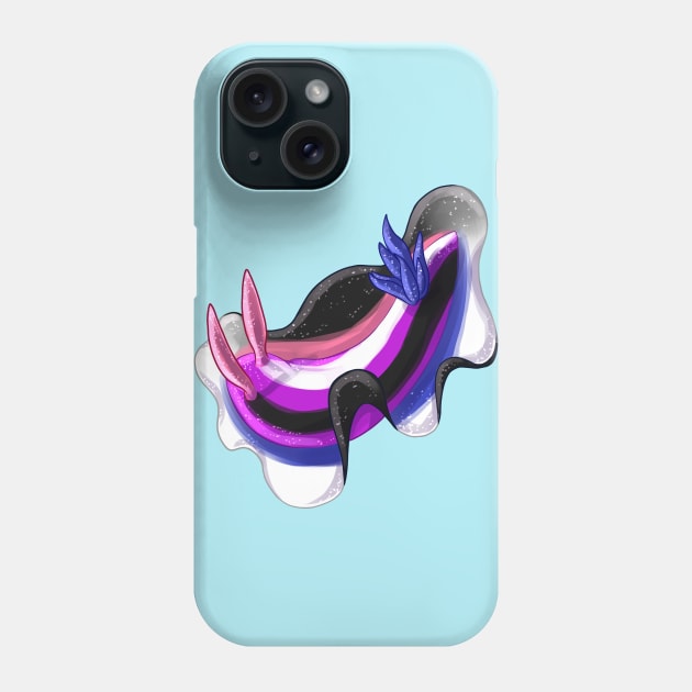 Genderfluid Nudibranch Phone Case by candychameleon