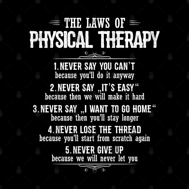 Physical Therapy/Physical Therapist/Gift/Present by Krautshirts