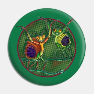 Mantis Dance Pin