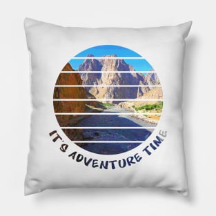 Adventure is Calling I have to go walking outside in nature and enjoy the hike in the beautiful surrounding between rivers, trees, rocks, wildlife and green fields. Hiking is a pure gem of joy.   Pillow
