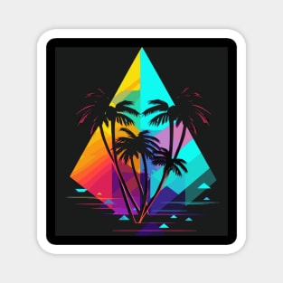 palm tree art Magnet
