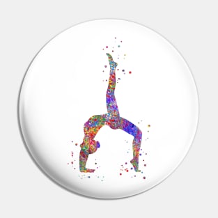 Gymnastics girl Pin