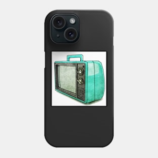 Sodaartstudio Digital Retro Relic TV Television Phone Case