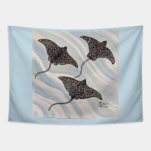 Spotted Eagle Rays Tapestry