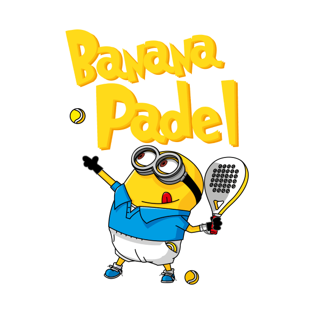 BANANA PADEL BLACK by Raulopez