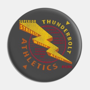 thunderbolt athletics Pin