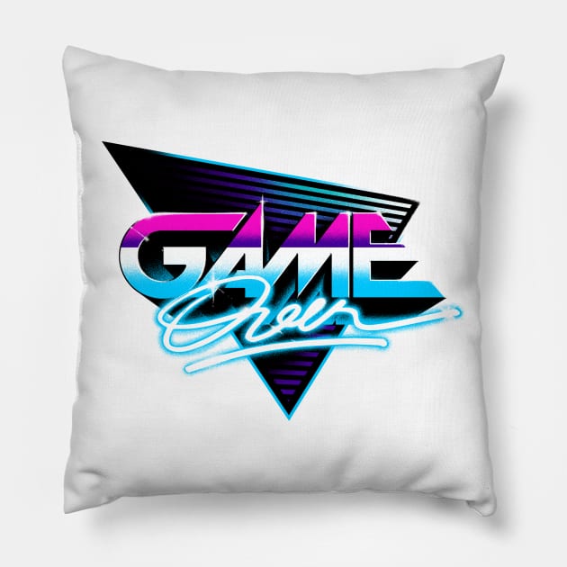 Game over Pillow by mathiole