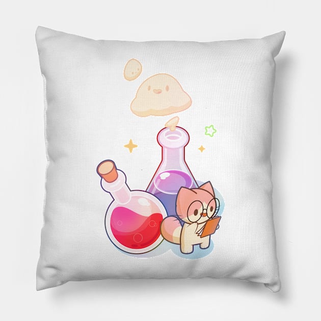 Potions Cat Pillow by Everything A Cat