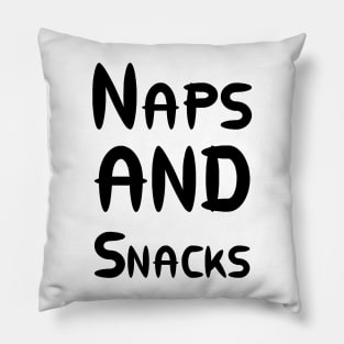 Naps and Snacks Pillow