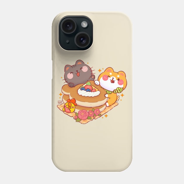 Cute Fruity Pancake Phone Case by Nas.ArtSpace