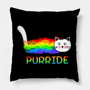 Purride LGBT Cat Pillow