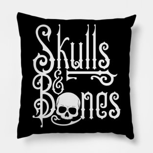 Skulls and Bones Pillow