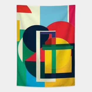 Color Blocks Geometrics Tapestry