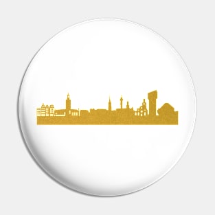 Golden Stockholm Pin