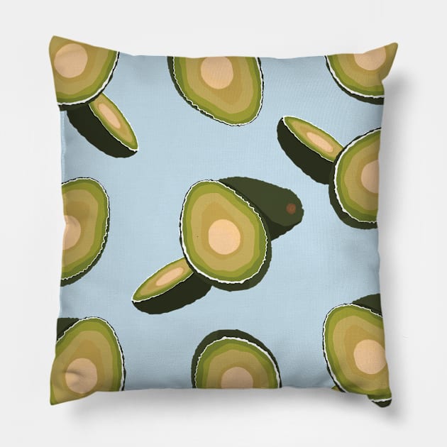 Patterns : Structured Avocados Pillow by Crafting Yellow