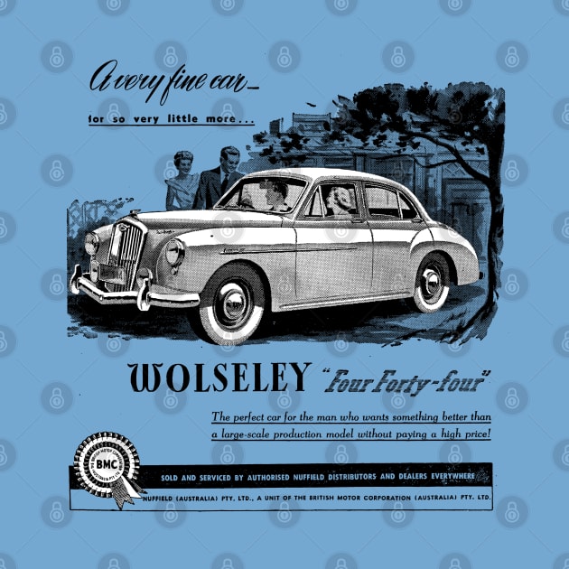 WOLSELEY FOUR FORTY-FOUR - advert by Throwback Motors