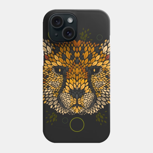 Cheetah Face Phone Case by LetterQ