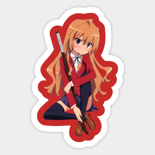 Toradora Taiga Aisaka Toradora Sticker Teepublic Despite his gentle personality, he has a natural. toradora taiga aisaka